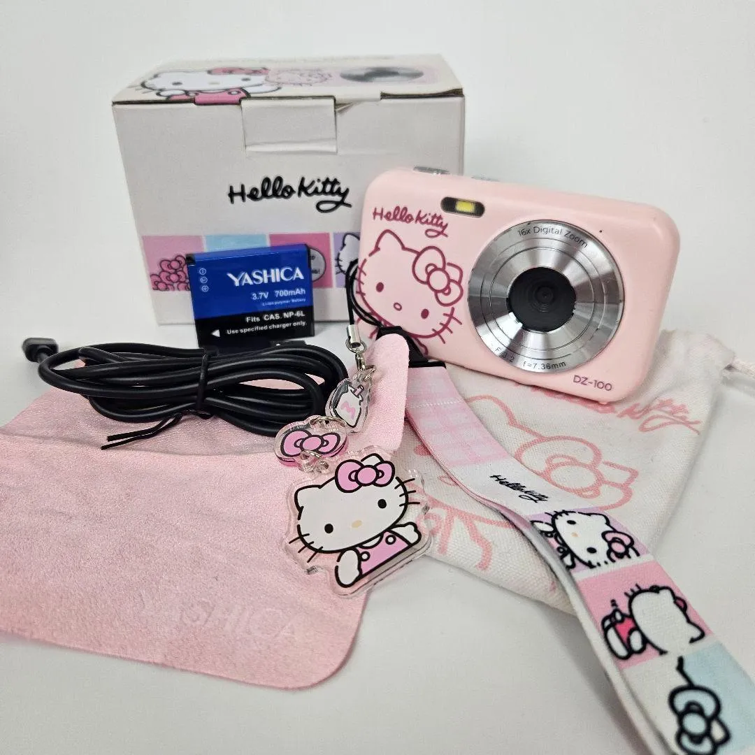 Tình trạng tốt máy ảnh kỹ thuật số yashica hello kitty dz-100