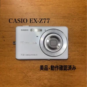 Tình trạng tốt⭐︎điều kiện hoạt động⭐︎thân máy casio exilim ex-z77 màu trắng