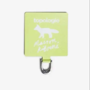 Maison kitsune ✖️ topology dây đeo paracord màu xanh lá cây có đính kèm - Ảnh 3
