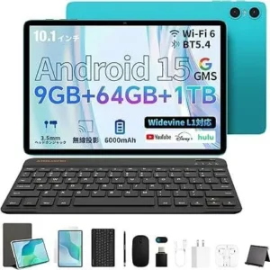 Máy tính bảng 10 inch bàn phím wi-fi android 15 có chuột