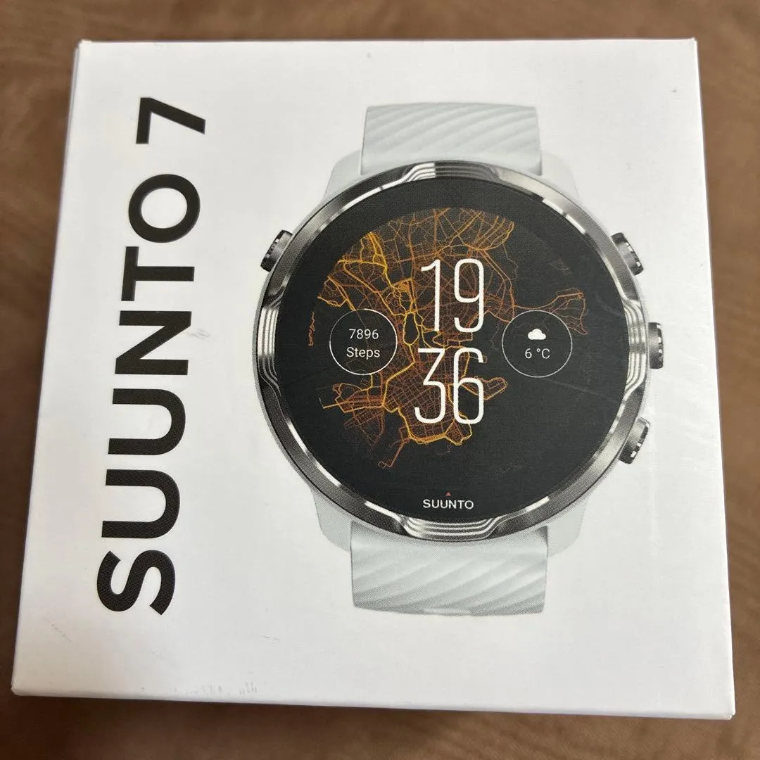 Thân đồng hồ thông minh suunto 7 màu trắng burgundy