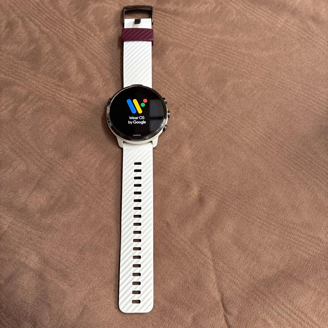 Thân đồng hồ thông minh suunto 7 màu trắng burgundy - Ảnh 6