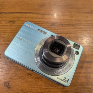 Sản phẩm hoạt động sony cyber-shot dsc-w120 blue kèm bộ sạc