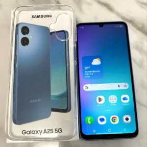 Samsung galaxy a25 5g thân màu xanh scg33