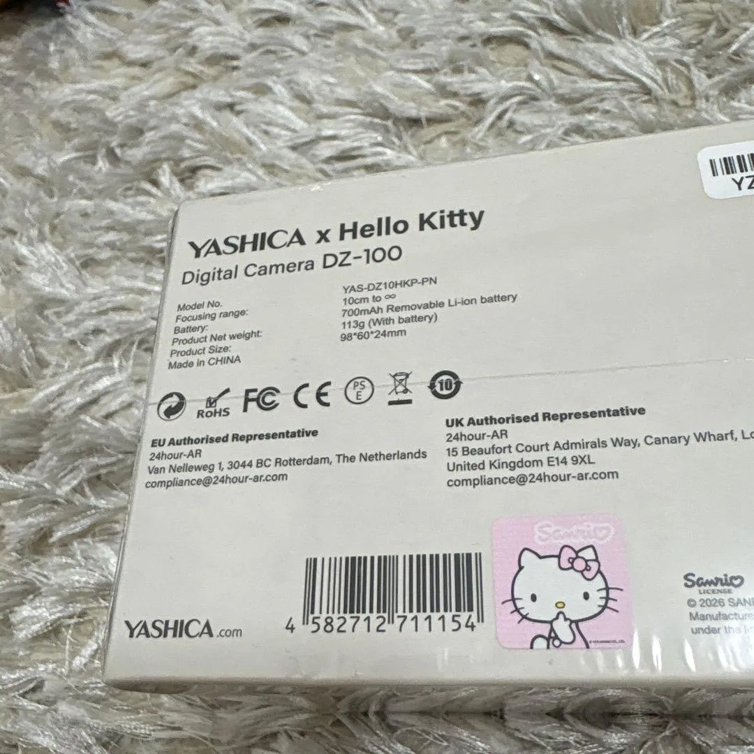Máy ảnh kỹ thuật số yashica hello kitty dz-100 - Ảnh 2