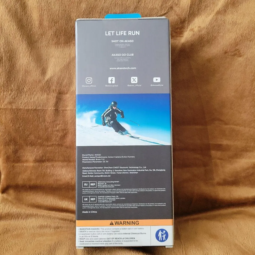 Thân máy quay hành động akaso brave 7 le - Ảnh 3