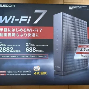 [tình trạng tốt] bộ định tuyến elecom wi-fi 7 wrc-be36qs-b