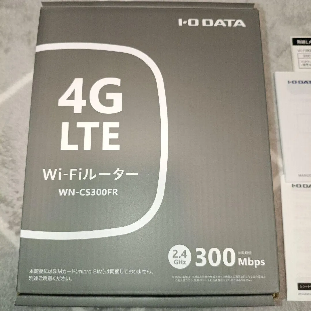 Bộ định tuyến wi-fi i-o data 4g lte wn-cs300fr