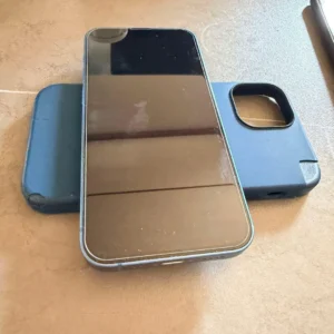 Ốp lưng apple iphone 13 mini màu xanh + silicon chính hãng