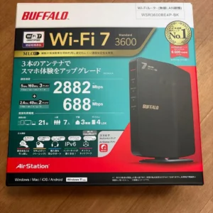 Bộ định tuyến mạng lan không dây buffalo wi-fi 7 wsr3600be4p-bk