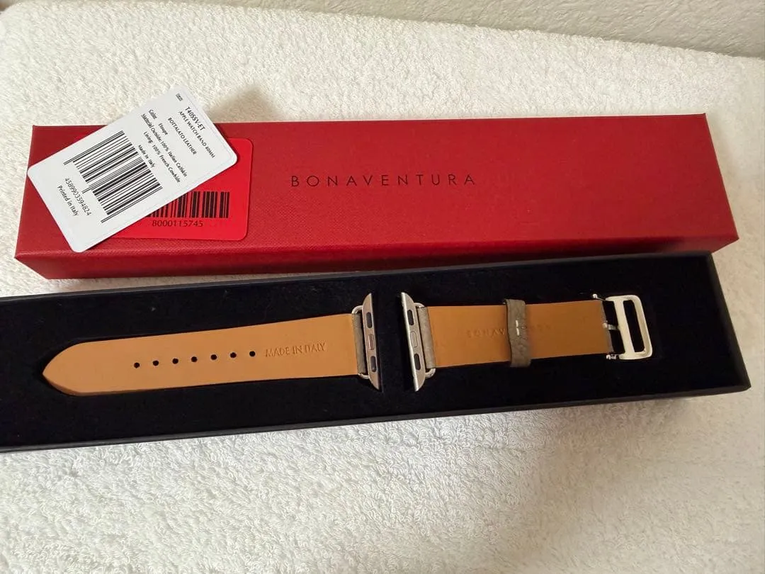 Bonaventura dây đeo bằng da apple watch etaupe - Ảnh 3