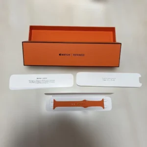 Apple watch dây đeo thể thao hermes 46mm màu cam
