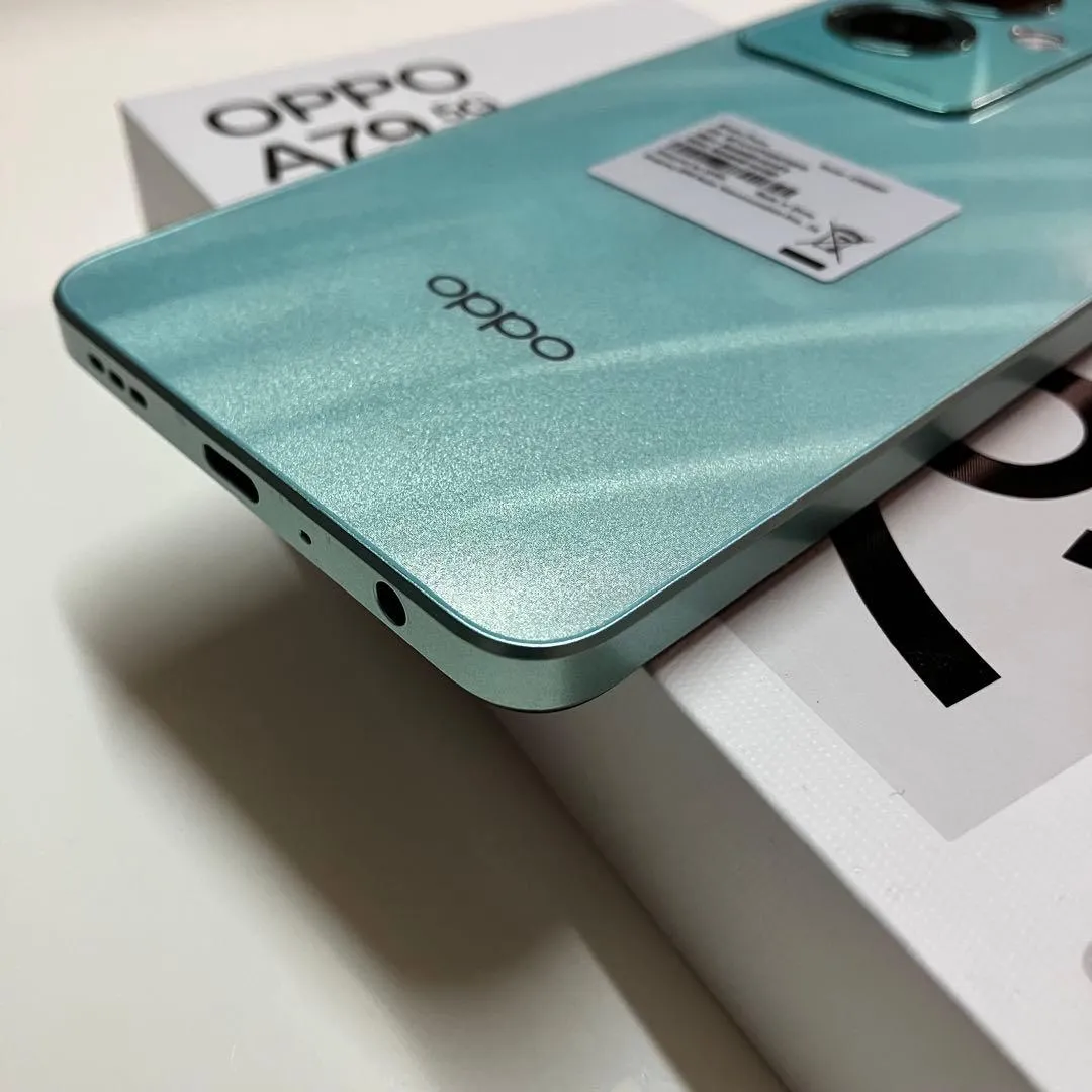 Oppo a79 5g thân màu xanh lá cây - Ảnh 5