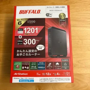 [chưa mở] router wi-fi 6 buffalo wsr-1500ax2l