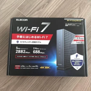 Bộ định tuyến mạng lan không dây elecom wi-fi 7 wrc-be36qsd-b