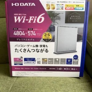 Thiết bị chính bộ định tuyến mạng lan không dây i-o data wn-dax5400qr