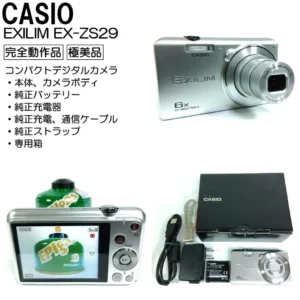 Hạng mục hoạt động casio exilim ex-zs29 thân máy các phụ kiện khác tình trạng rất tốt