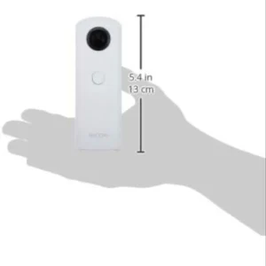 Camera 360 độ thân máy ricoh theta màu trắng kèm hộp đựng - Ảnh 2