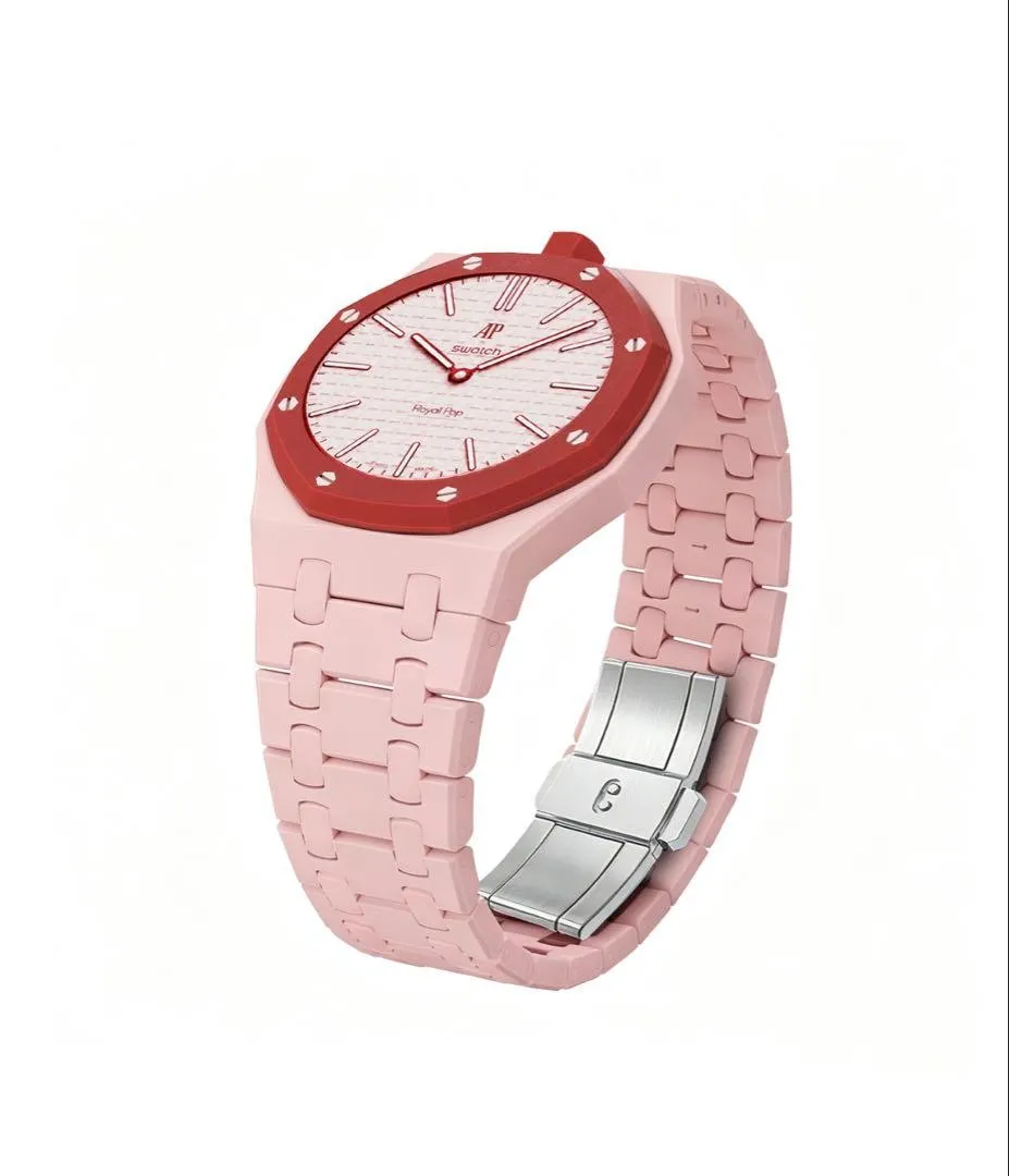 Dây đai liên kết gốm tương thích ap×swatch royal pop t2p