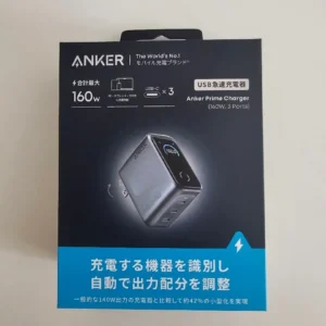 Sạc anker prime 160w 3 cổng gan