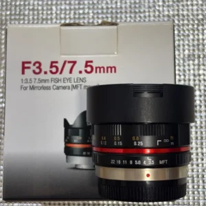 Samyang 7.5mm f3.5 mắt cá mft - Ảnh 4