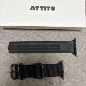 Dây đeo đồng hồ da attitu loại nato cho apple watch