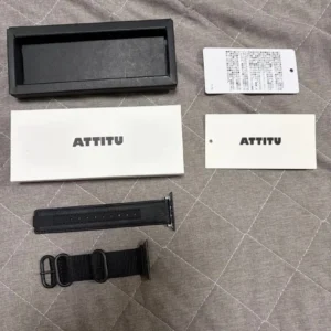 Dây đeo đồng hồ da attitu loại nato cho apple watch - Ảnh 2