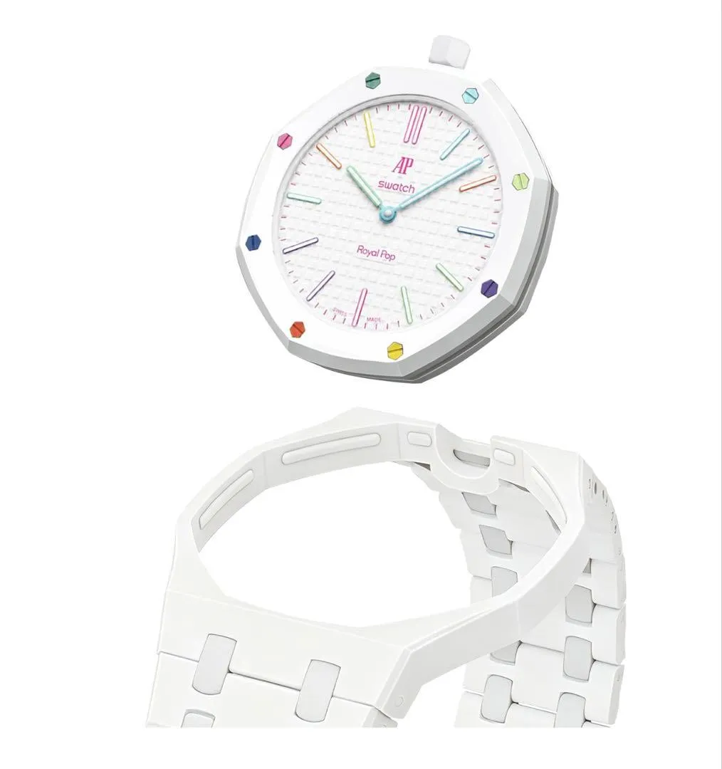 Dây đai liên kết gốm tương thích ap×swatch royal pop t6p - Ảnh 4