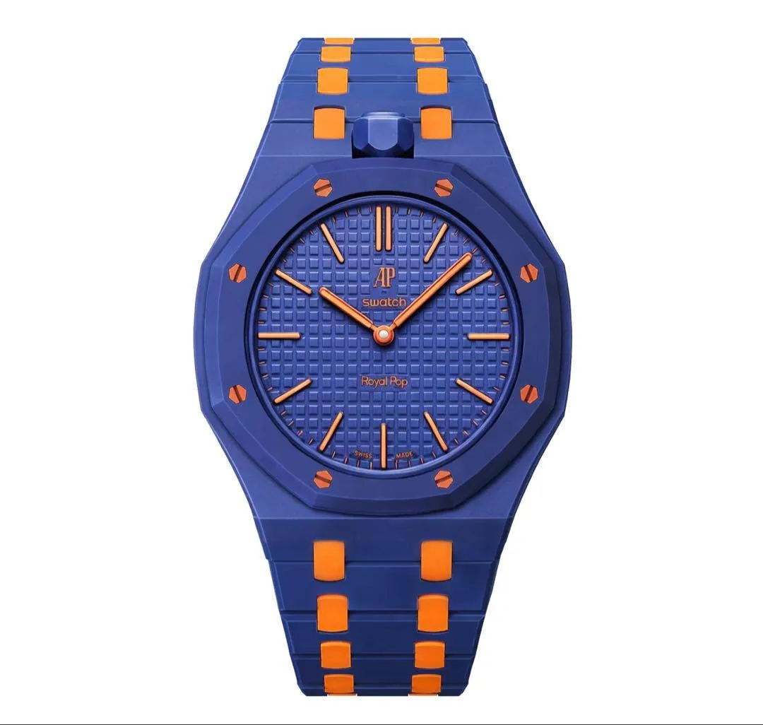 Dây đai liên kết gốm tương thích ap×swatch royal pop t10p