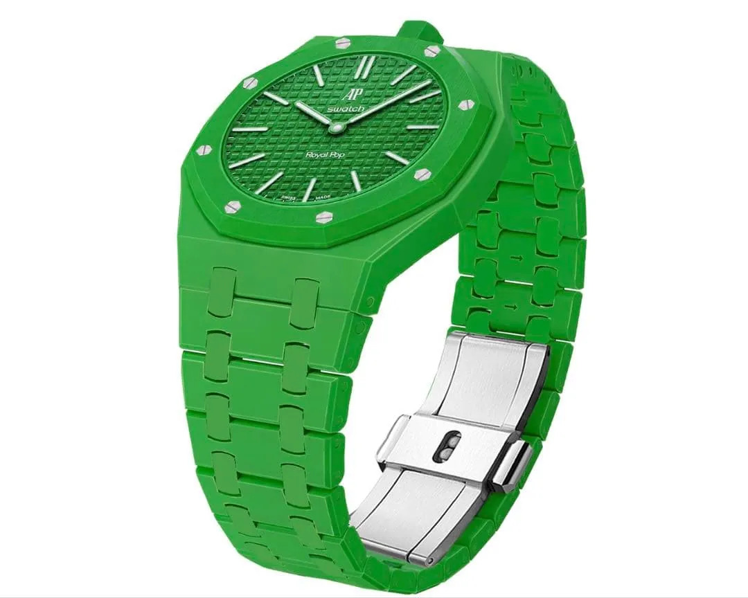 Dây đai liên kết gốm tương thích ap×swatch royal pop t8p