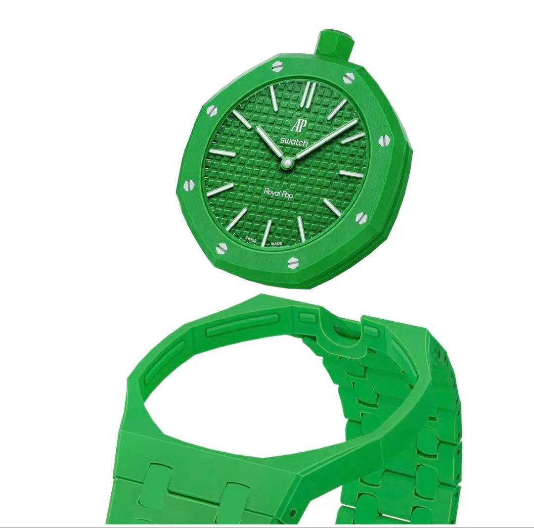 Dây đai liên kết gốm tương thích ap×swatch royal pop t8p - Ảnh 5