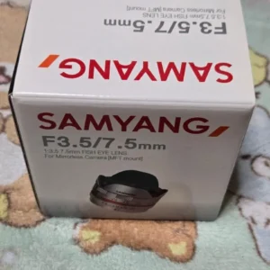 Ống kính mắt cá tiêu cự đơn samyang 7,5 mm f3.5 - Ảnh 2