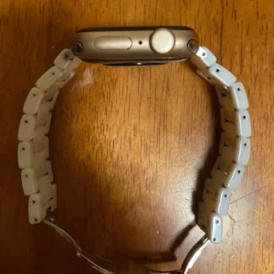 Apple watch se gps mẫu dây đeo gốm vàng 40mm - Ảnh 5
