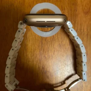 Apple watch se gps mẫu dây đeo gốm vàng 40mm - Ảnh 6