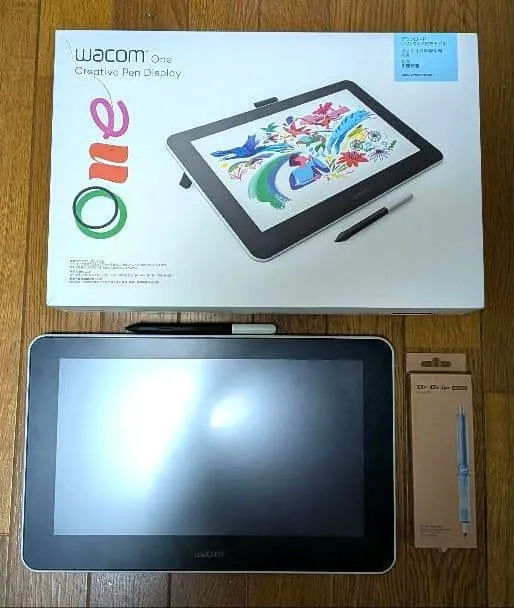 Máy tính bảng bút lcd đơn vị chính wacom one với dr.grip dtc133