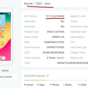 U06 tình trạng tốt ipad thế hệ thứ 6 9.7 a10◆32gb pin 97% - Ảnh 2