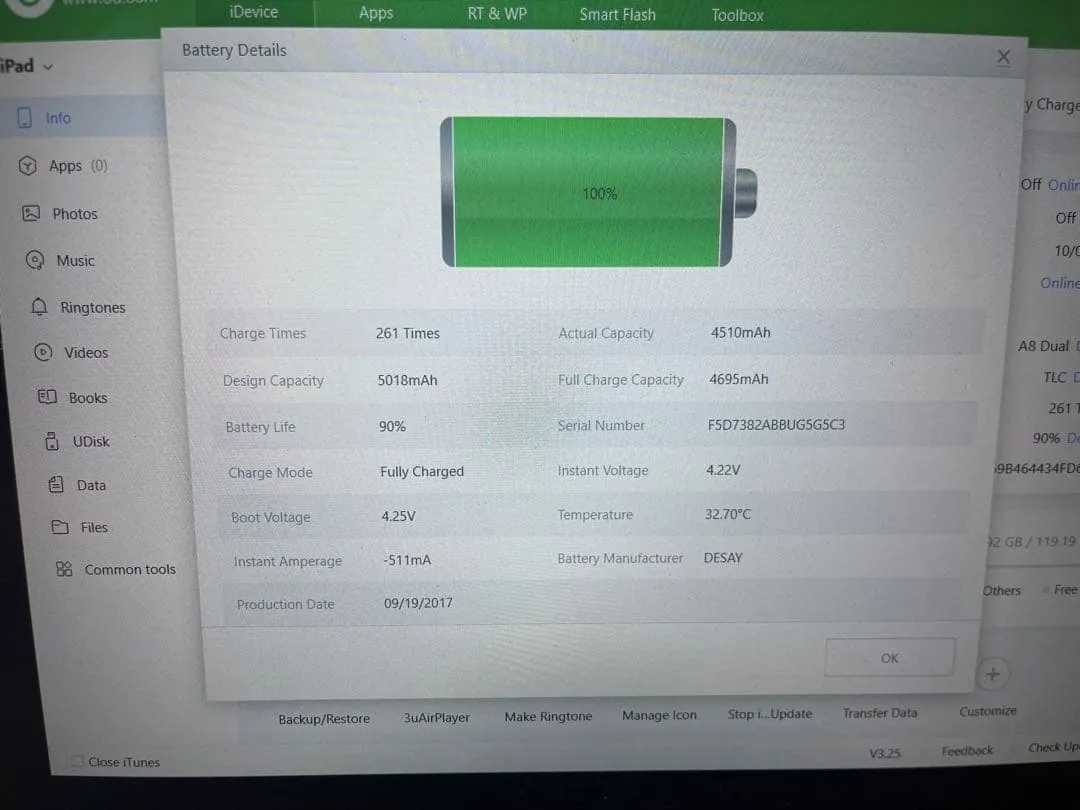 Ipad mini 4 128gb thân chính không có sim pin 90% - Ảnh 6