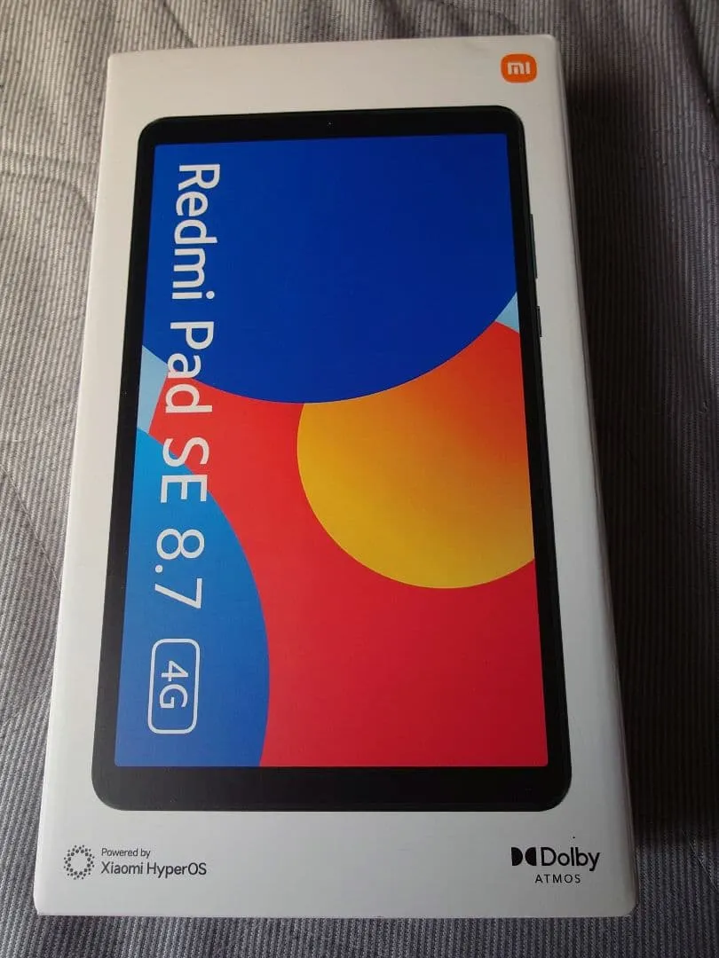 Xiaomi redmi pad se 8.7 4g mẫu di động màu xanh lá cây