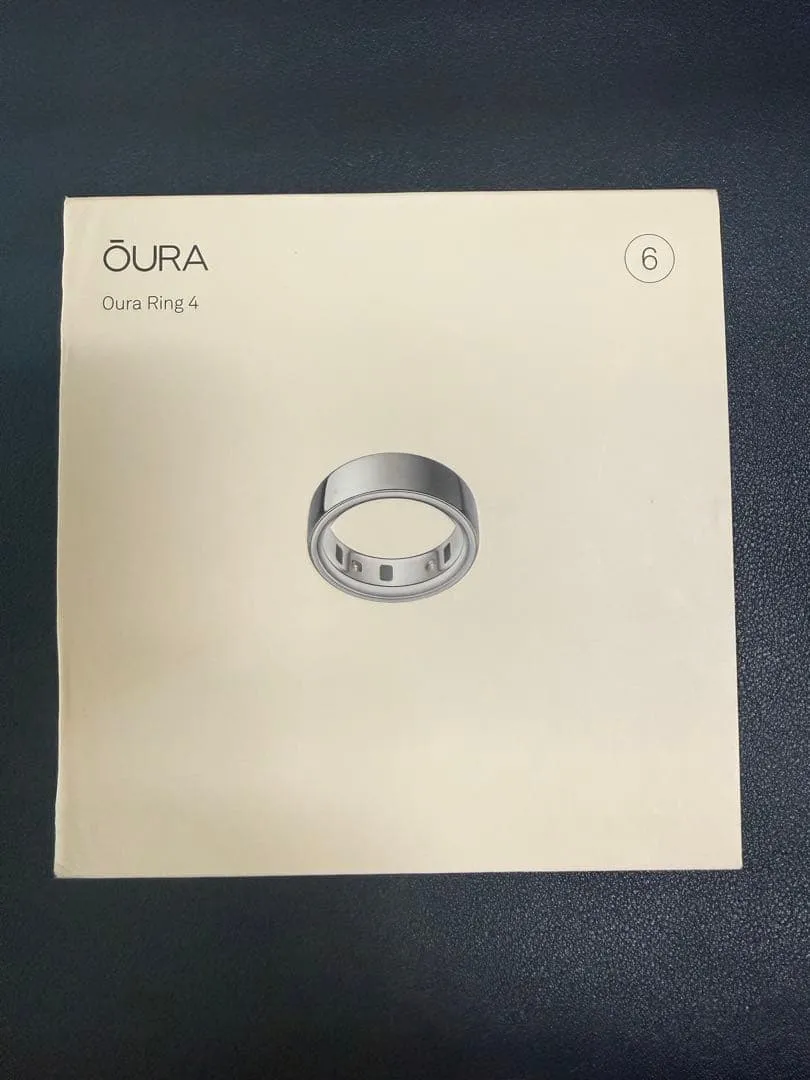 [chào mừng giảm giá! 】nhẫn oura 4 bạc size 6