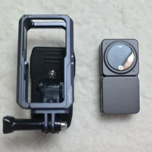 Thân máy kết hợp dji action 2 power với lồng smallrig