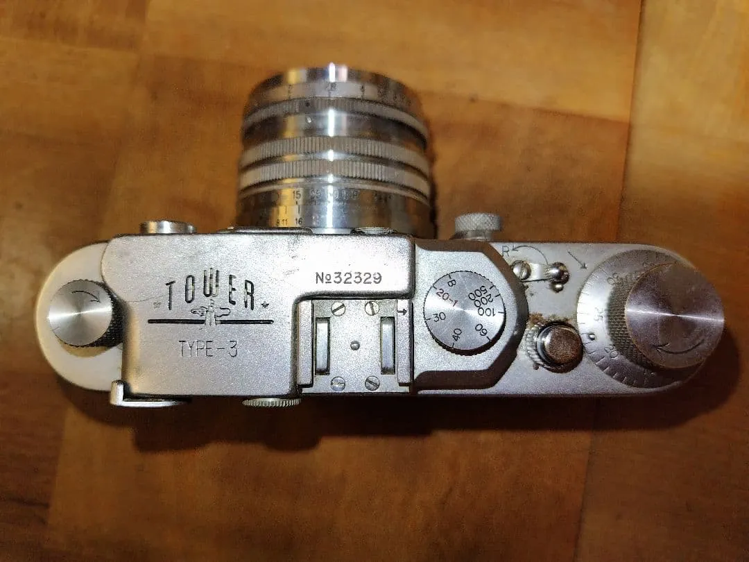 Máy ảnh phim tháp type-3 nikkor-h 5cm f2 - Ảnh 2